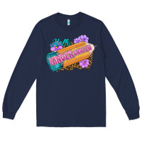Navy kinder garten Long Sleeve Tee - RanaPortraitStore