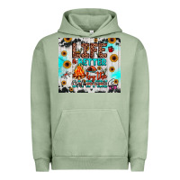 Pigment Oil Green life is better by the campfire Urban Hoodie - JahusDesignShop
