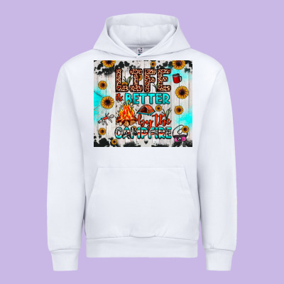 Life Is Better By The Campfire Urban Hoodie Designed By Jahusdesignshop