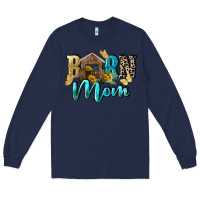 Navy Barn mom Mother's Day Long Sleeve Tee - FaDigitalArtStudio