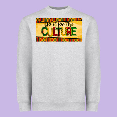 Do It For The Culture License Plate Heavyweight Sweatshirt Designed By Barkaloodesign