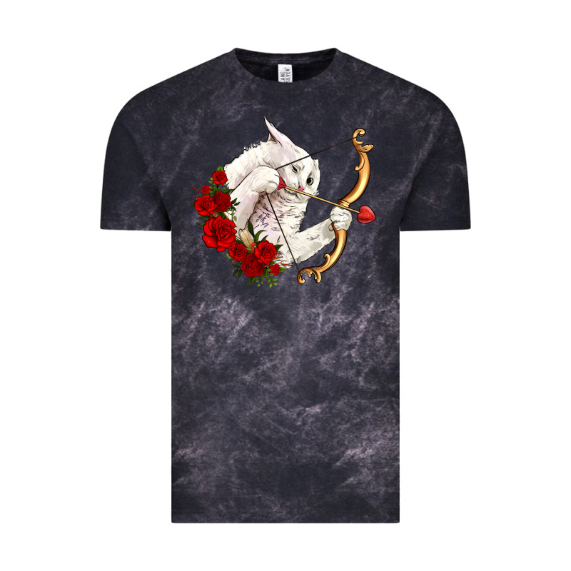 Cupid Cat Vintage Tee by OliviaCreatesArt | Teevron