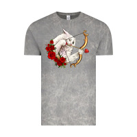 Cloud Rock cupid cat Vintage Tee - OliviaCreatesArt
