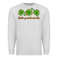 Dove Grey shake your shamrocks Premium Sweatshirt - AdoDesignShop