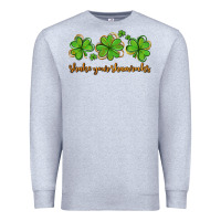 Heather Grey shake your shamrocks Premium Sweatshirt - AdoDesignShop
