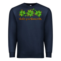 Navy shake your shamrocks Premium Sweatshirt - AdoDesignShop