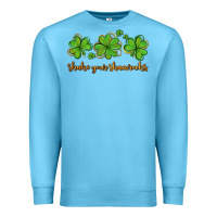 Ocean Blue shake your shamrocks Premium Sweatshirt - AdoDesignShop