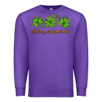 Purple shake your shamrocks Premium Sweatshirt - AdoDesignShop