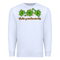 White shake your shamrocks Premium Sweatshirt - AdoDesignShop