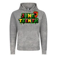 Cloud Rock Juneteenth Vintage Hoodie - FaDigitalArtStudio