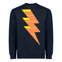 Navy LIGHTNING BOLT Heavyweight Sweatshirt - baoMotion