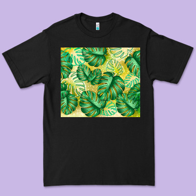 Monstera Leaf Premium Tee Designed By Tumblerdesignbyshophia