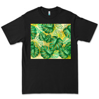 Black monstera leaf Premium Tee - TumblerDesignByShophia