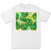 White monstera leaf Premium Tee - TumblerDesignByShophia