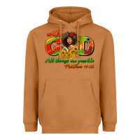 Meerkat with god all things are possible juneteenth Heavyweight Hoodie - AdoDesignShop