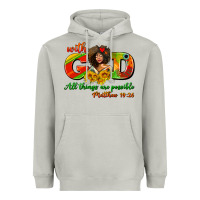 Moon Dust with god all things are possible juneteenth Heavyweight Hoodie - AdoDesignShop