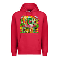 Cardinal Lucky Little Dude Premium Hoodie - CowhideDigitalArt