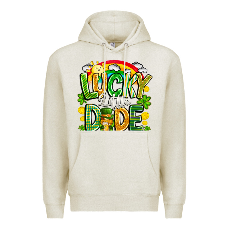 Lucky Little Dude Premium Hoodie by CowhideDigitalArt | Teevron