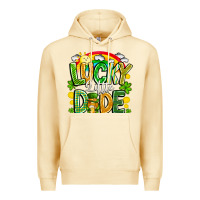 Pina Colada Lucky Little Dude Premium Hoodie - CowhideDigitalArt