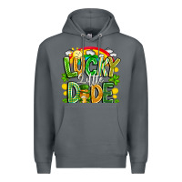 Rock Lucky Little Dude Premium Hoodie - CowhideDigitalArt