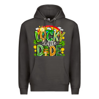 Smoke Lucky Little Dude Premium Hoodie - CowhideDigitalArt