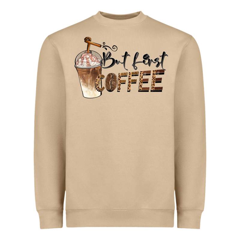 But First Coffee Heavyweight Sweatshirt by BarkalooDesign | Teevron
