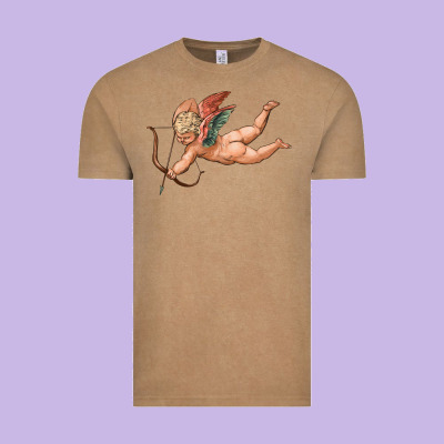 Cupid Olivia Vintage Tee Designed By Oliviacreatesart