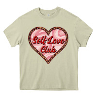 Mossy self love club valentine's day Heavy Core Tee - RanaPortraitStore