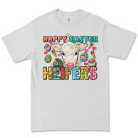 Dove Grey Happy Easter Heifers Easter Day Premium Tee - HowdyJamesFarm