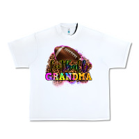 White football grandma Urban Heavy Tee - OliviaCreatesArt