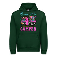 Forest Green queen of the camper Urban Hoodie - JahusDesignShop