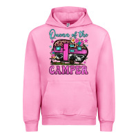 Fuchsia Pink queen of the camper Urban Hoodie - JahusDesignShop
