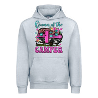 Heather Grey queen of the camper Urban Hoodie - JahusDesignShop