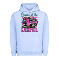 Pigment Grape Ice queen of the camper Urban Hoodie - JahusDesignShop