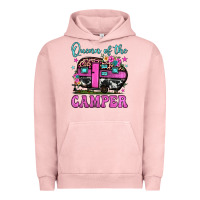 Pigment Salmon queen of the camper Urban Hoodie - JahusDesignShop