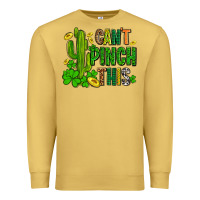 Antique Gold cant pinch this with clovers Premium Sweatshirt - AdoDesignShop