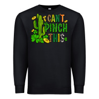 Black cant pinch this with clovers Premium Sweatshirt - AdoDesignShop