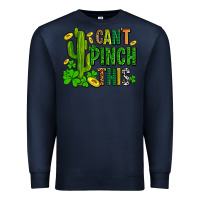 Navy cant pinch this with clovers Premium Sweatshirt - AdoDesignShop