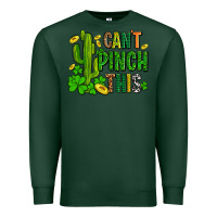 Sports Green cant pinch this with clovers Premium Sweatshirt - AdoDesignShop