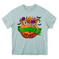 Arona Personalized Boy Halloween Candy Heavy Core Tee - texasbilliewilder