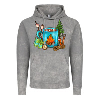Cloud Rock Camping Coffee Vintage Hoodie - FaDigitalArtStudio