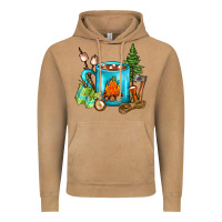 Vintage Camel Camping Coffee Vintage Hoodie - FaDigitalArtStudio