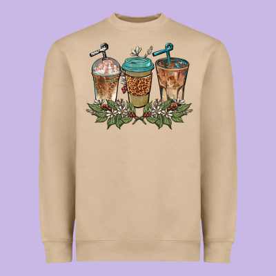 Western Coffees Heavyweight Sweatshirt Designed By Barkaloodesign