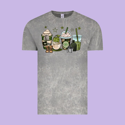 Us Army Coffee Cups Vintage Tee Designed By Oliviacreatesart