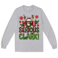 Moon Dust you serious clark with deer bbs Long Sleeve Tee - BundleAndBundleShop