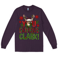 Plum you serious clark with deer bbs Long Sleeve Tee - BundleAndBundleShop