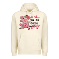 Sandshell Valentine's Day Don't Go Bacon My Heart Premium Hoodie - RanaPortraitStore