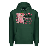 Sports Green Valentine's Day Don't Go Bacon My Heart Premium Hoodie - RanaPortraitStore