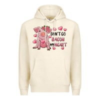 Tofu Valentine's Day Don't Go Bacon My Heart Premium Hoodie - RanaPortraitStore