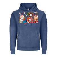 Vintage Denim Baseball Coffee Cups Vintage Hoodie - FaDigitalArtStudio